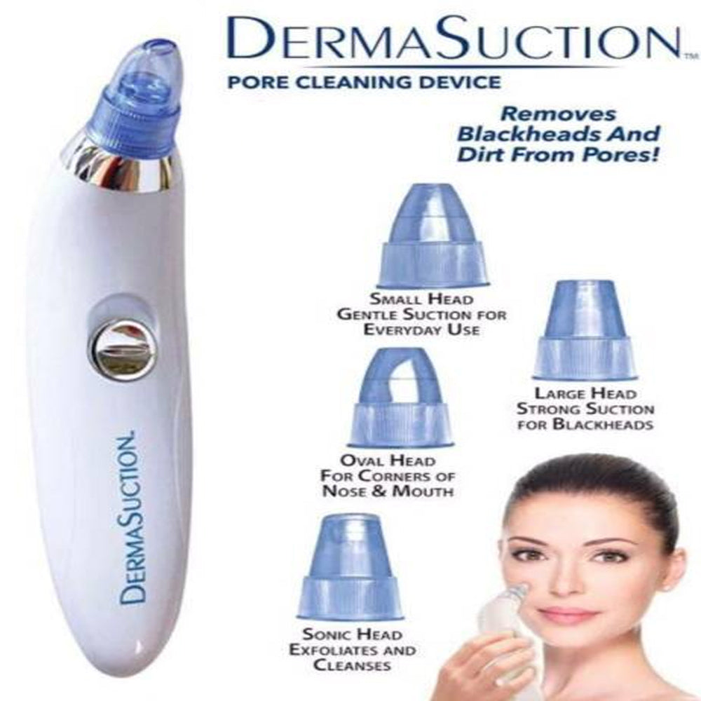 4 in 1 High Quality Black Head Remover Derma Suction Vacuum Suction Face Pore Cleaner Facial Beauty