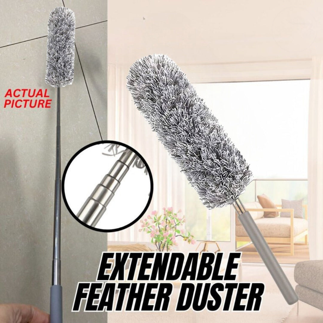 Extended Feather Duster Retractable Household Cleaning Ceiling Dust