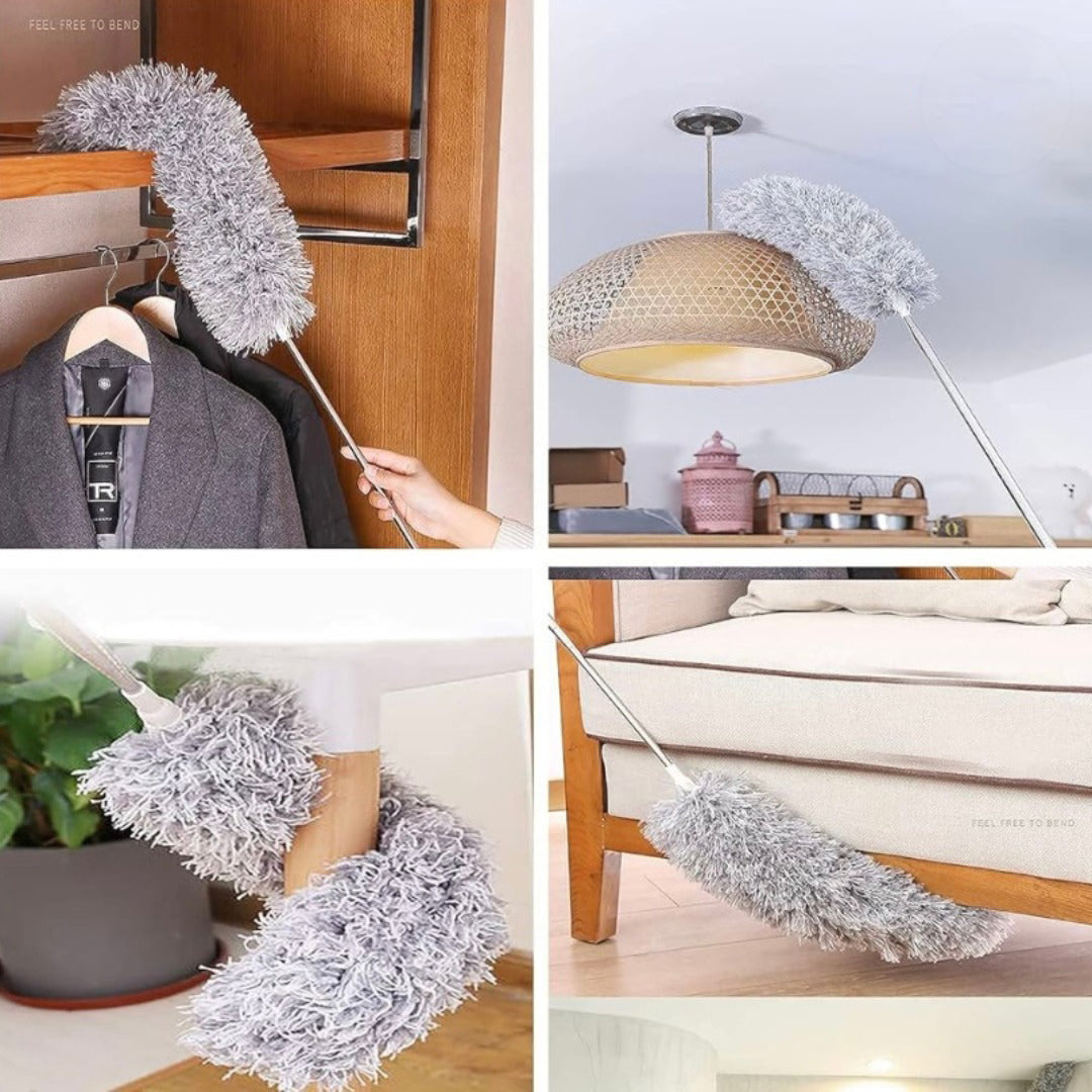 Extended Feather Duster Retractable Household Cleaning Ceiling Dust