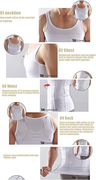 Men Slimming Vest Body Shaper