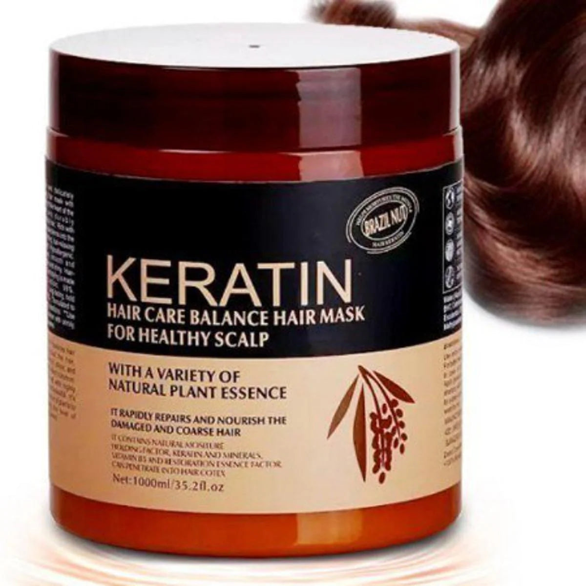 Brazil Nut Keratin Hair Mask & Keratin Hair Treatment for Healthy Scalp 500 ml