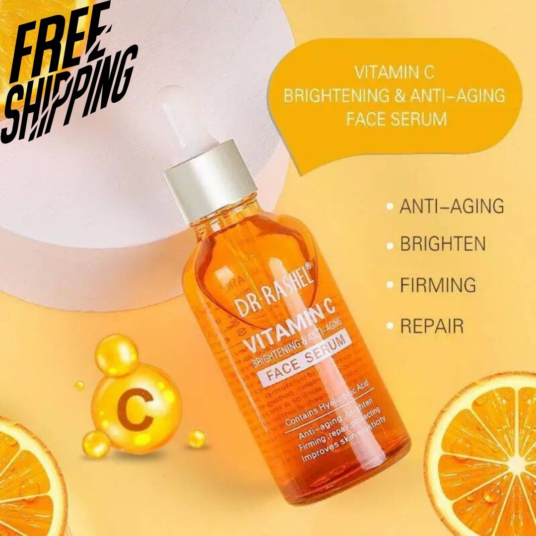 Dr-Rashel Vitamin C Face Serum 50ml | Brightening & Anti-Aging Serum | Skin Whiting Skin | Skincare Serum