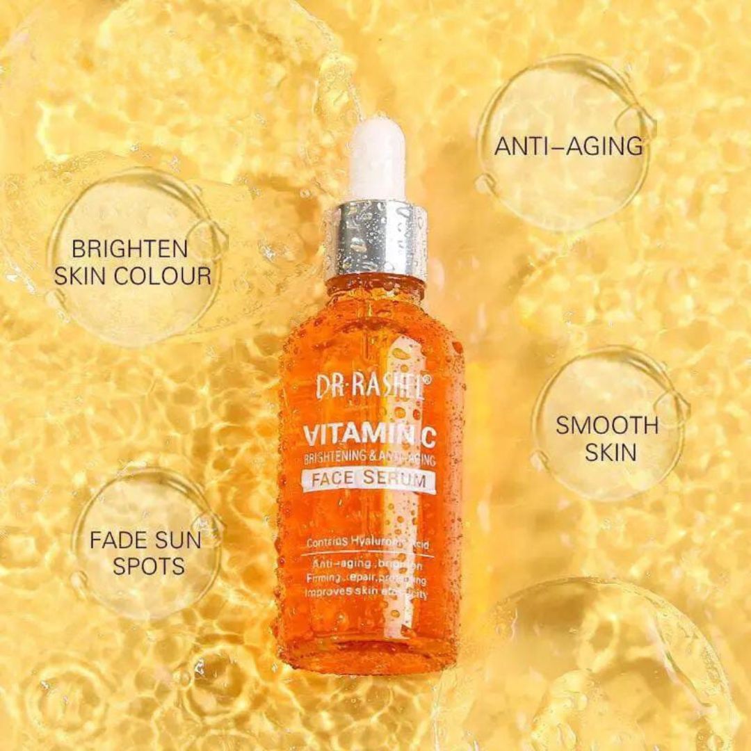 Dr-Rashel Vitamin C Face Serum 50ml | Brightening & Anti-Aging Serum | Skin Whiting Skin | Skincare Serum