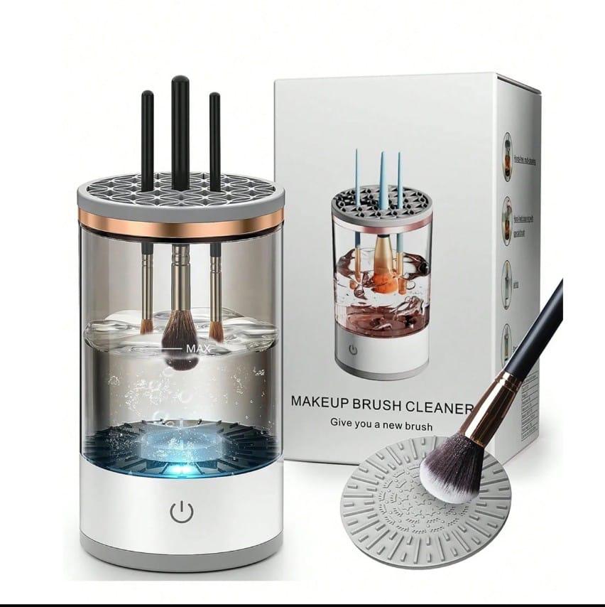 3-in-1 Automatic Makeup Brush Cleaning and Drying Stand - Keep Your Brushes Fresh and Ready to Use